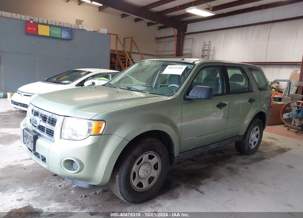 2008 FORD ESCAPE XLS/XLS MANUAL VIN: 1FMCU02ZX8KE02827
