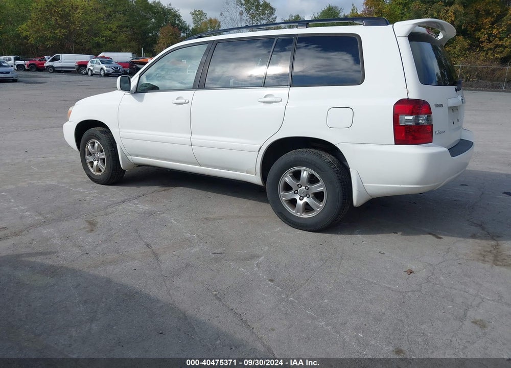 2007 TOYOTA HIGHLANDER V6 VIN: JTEEP21A870205057
