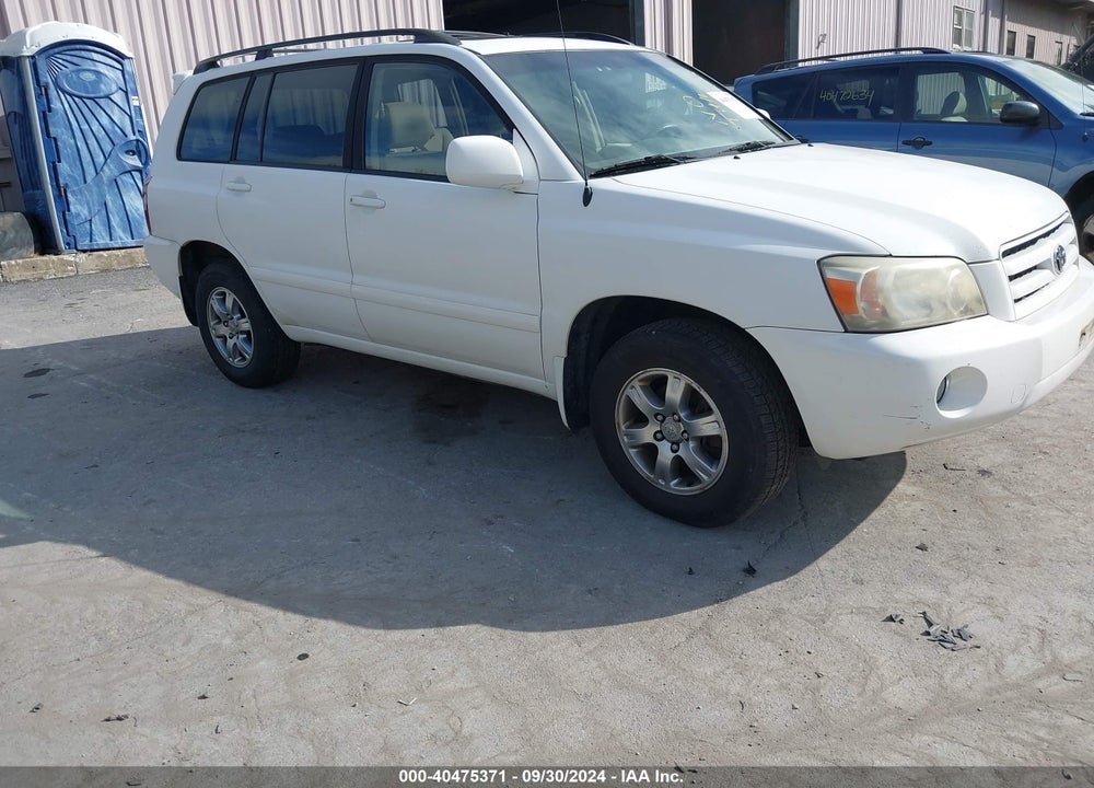 2007 TOYOTA HIGHLANDER V6 VIN: JTEEP21A870205057