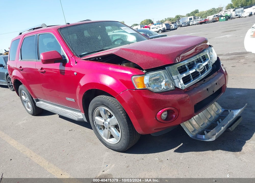 2008 FORD ESCAPE LIMITED VIN: 1FMCU94148KE85988
