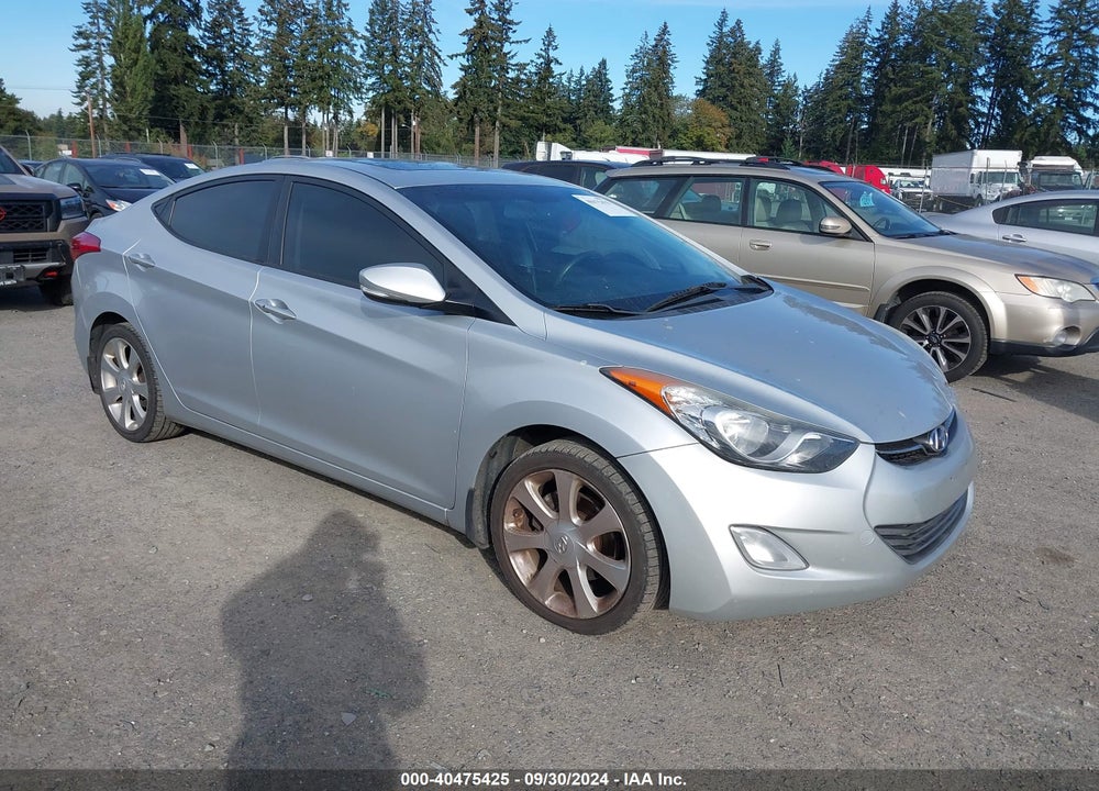 2012 HYUNDAI ELANTRA LIMITED VIN: 5NPDH4AE9CH151132