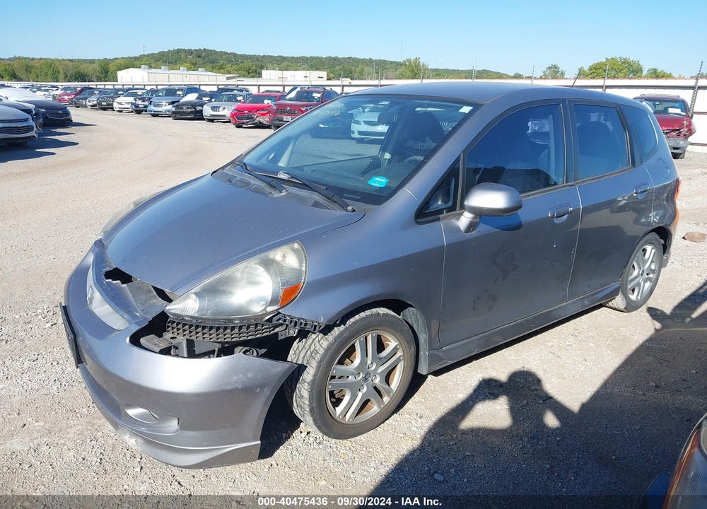 2008 HONDA FIT SPORT VIN: JHMGD37668S055453
