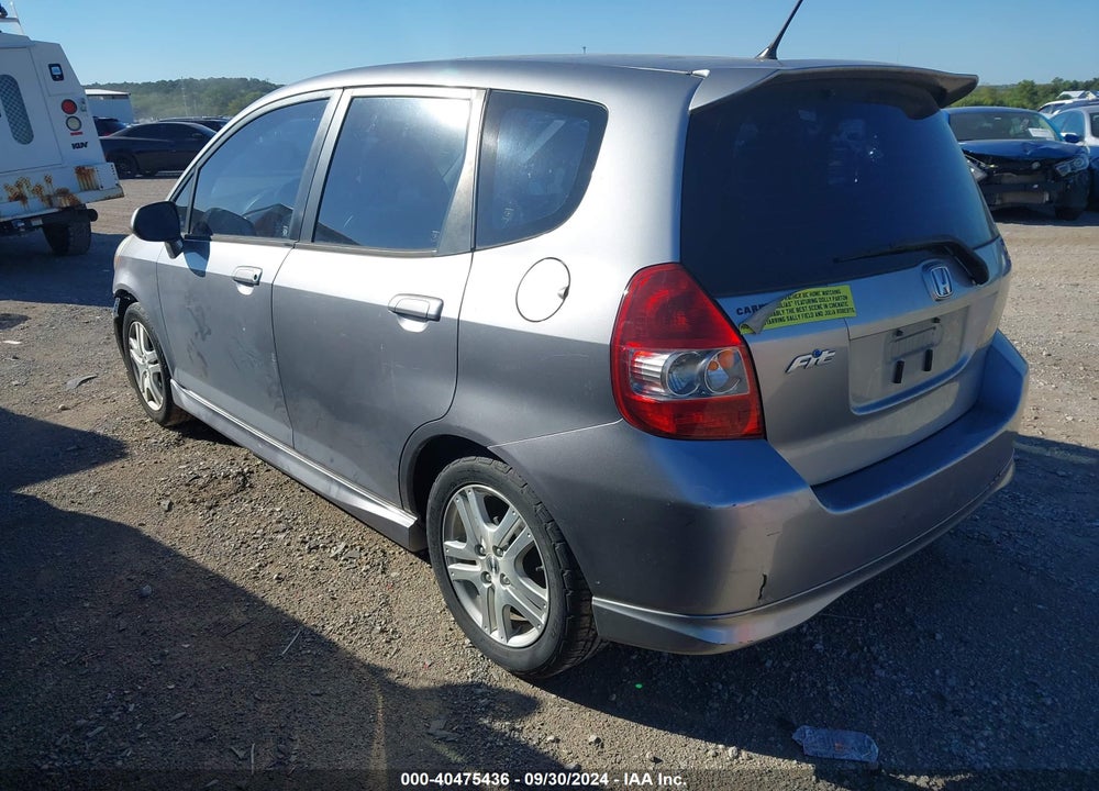 2008 HONDA FIT SPORT VIN: JHMGD37668S055453
