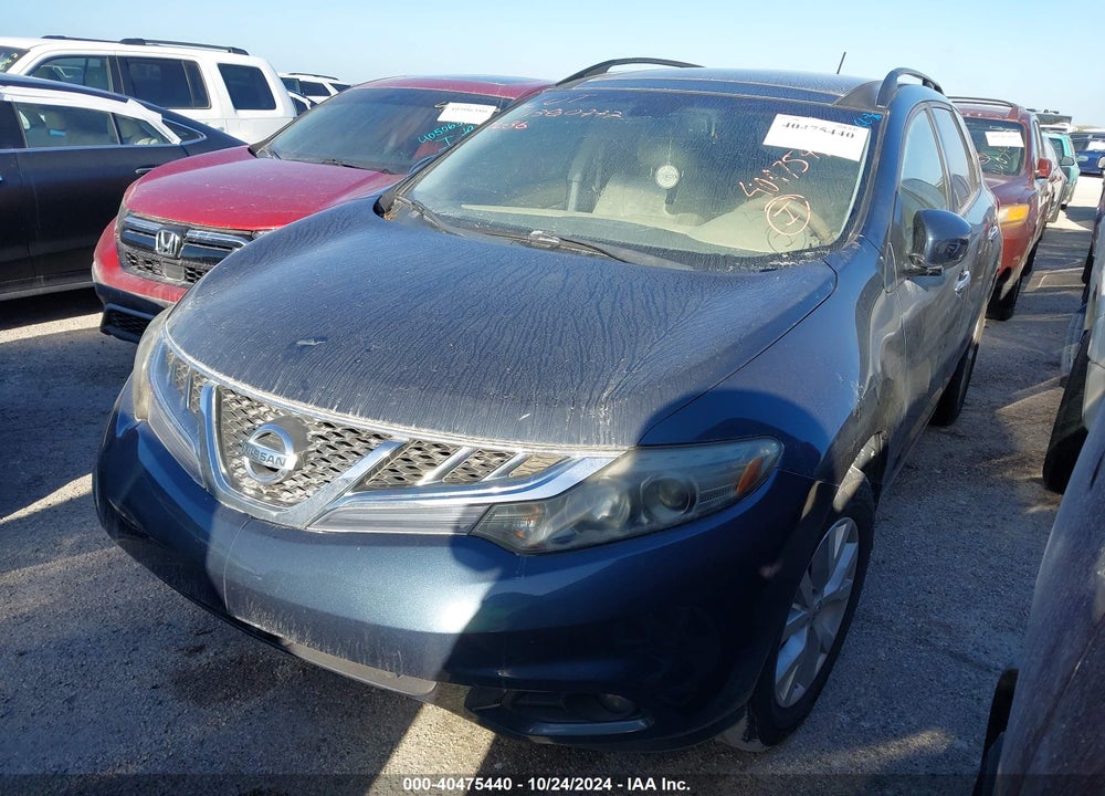2014 NISSAN MURANO SL VIN: JN8AZ1MU8EW404444