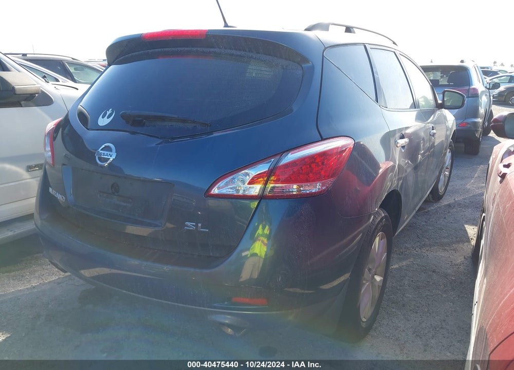 2014 NISSAN MURANO SL VIN: JN8AZ1MU8EW404444