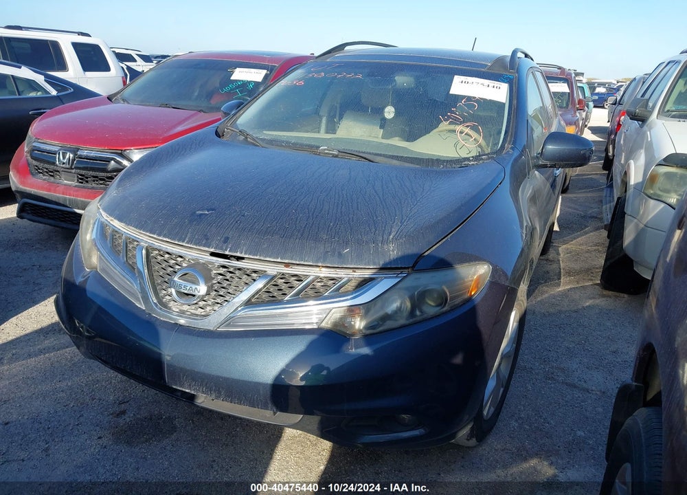 2014 NISSAN MURANO SL VIN: JN8AZ1MU8EW404444
