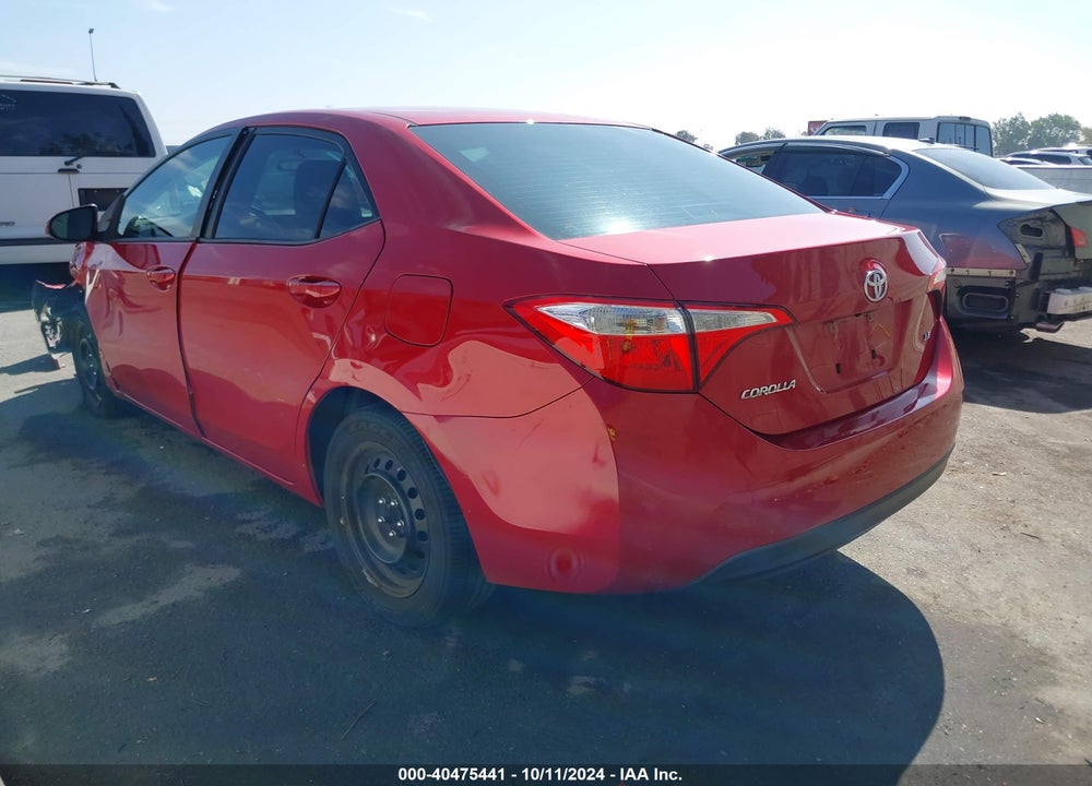 2016 TOYOTA COROLLA LE VIN: 2T1BURHE9GC735268