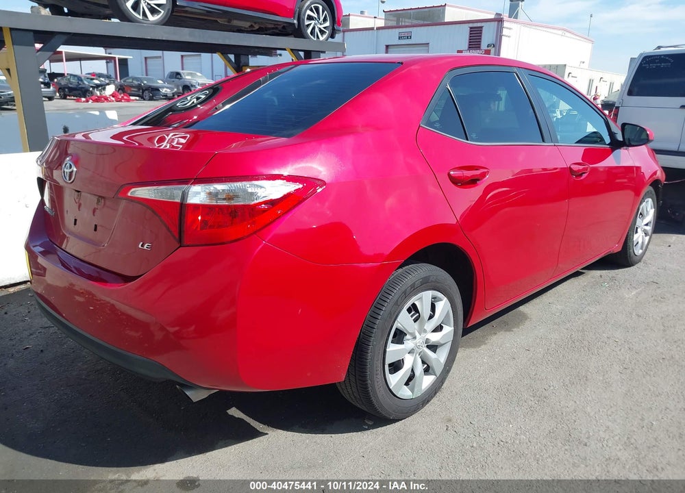 2016 TOYOTA COROLLA LE VIN: 2T1BURHE9GC735268