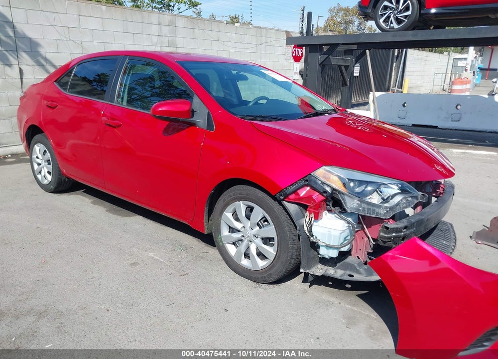 2016 TOYOTA COROLLA LE VIN: 2T1BURHE9GC735268