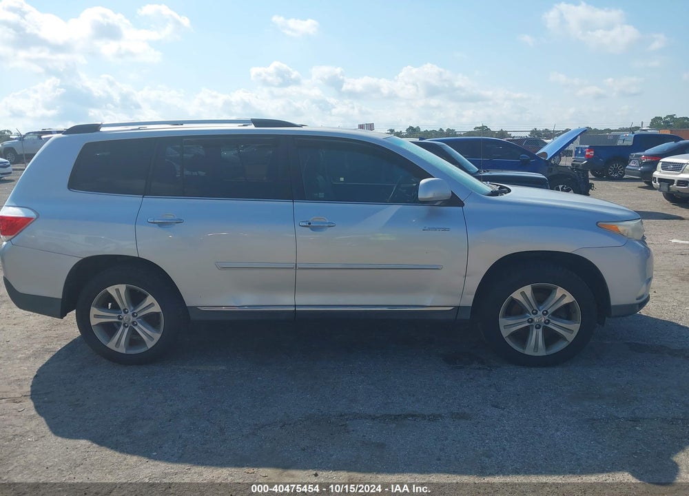 2012 TOYOTA HIGHLANDER LIMITED V6 VIN: 5TDYK3EH8CS067962