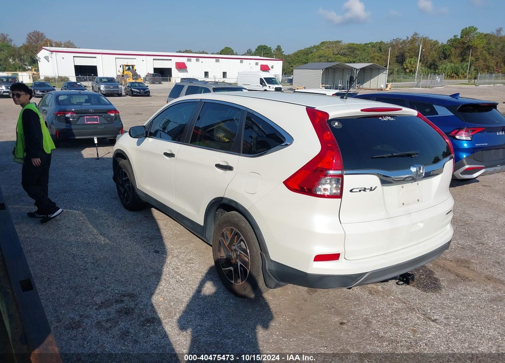 2016 HONDA CR-V SE VIN: 5J6RM3H41GL011581