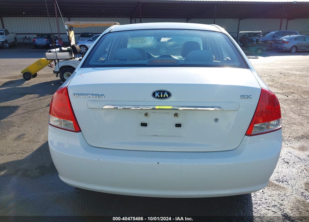 2007 KIA SPECTRA EX VIN: KNAFE121075461216