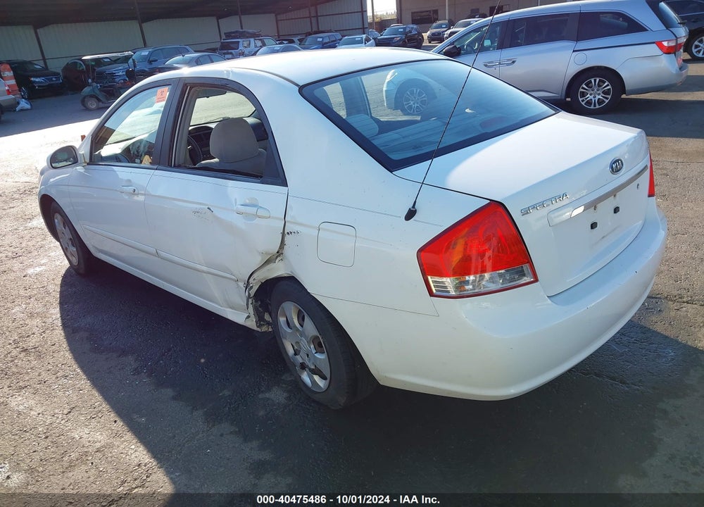 2007 KIA SPECTRA EX VIN: KNAFE121075461216