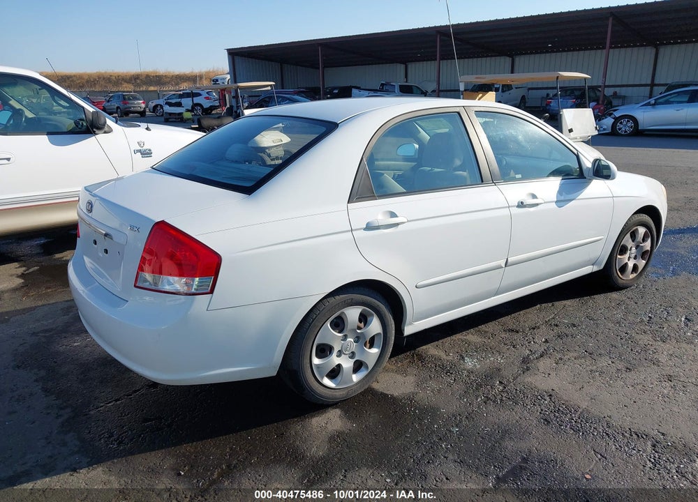 2007 KIA SPECTRA EX VIN: KNAFE121075461216