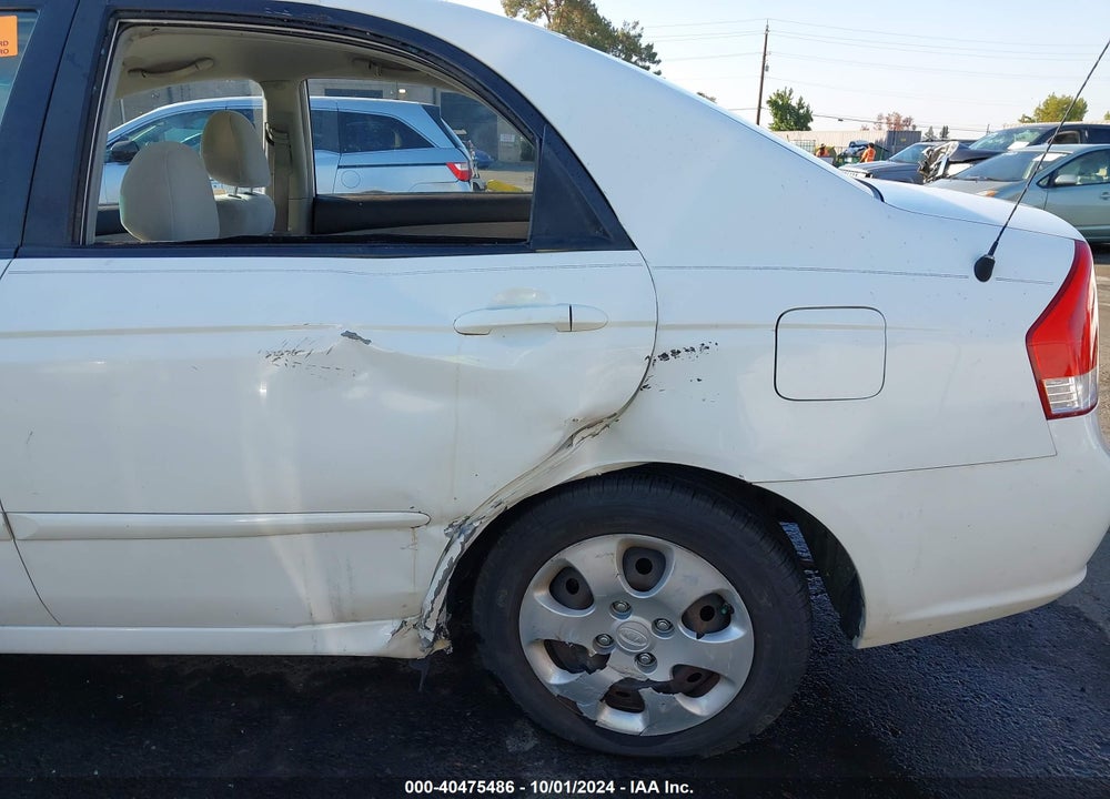 2007 KIA SPECTRA EX VIN: KNAFE121075461216