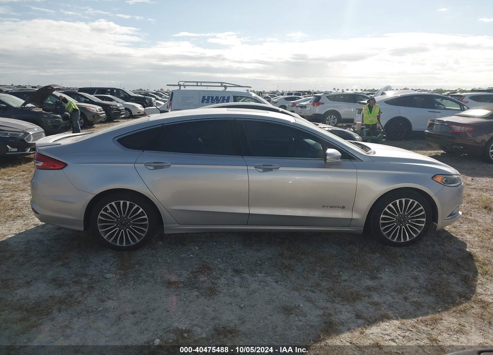 2018 FORD FUSION HYBRID TITANIUM VIN: 3FA6P0RU8JR131602