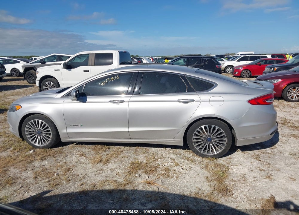 2018 FORD FUSION HYBRID TITANIUM VIN: 3FA6P0RU8JR131602