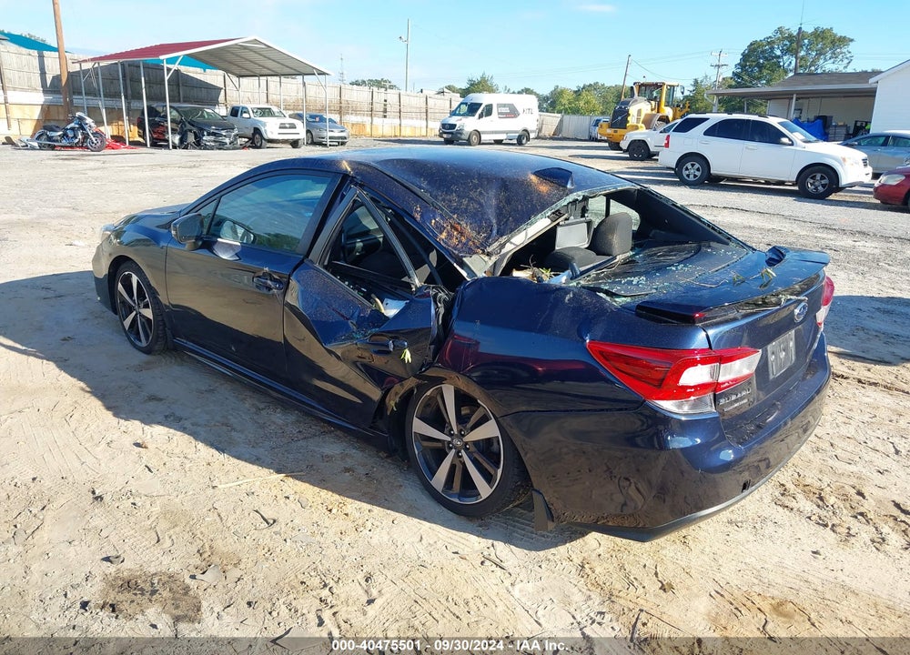 2019 SUBARU IMPREZA VIN: 4S3GKAJ66K3612254