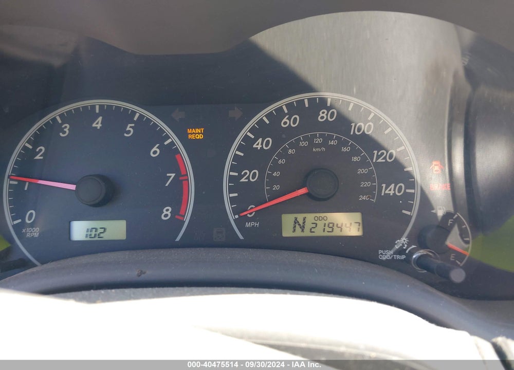 2009 TOYOTA COROLLA LE VIN: JTDBL40E199055617