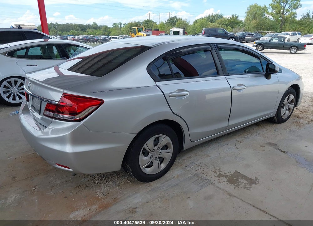 2013 HONDA CIVIC LX VIN: 19XFB2F57DE083426