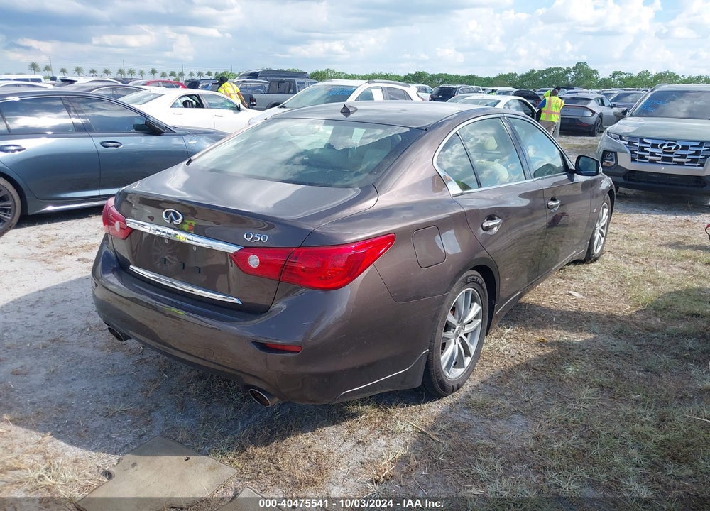 2015 INFINITI Q50 PREMIUM VIN: JN1BV7AP5FM339243