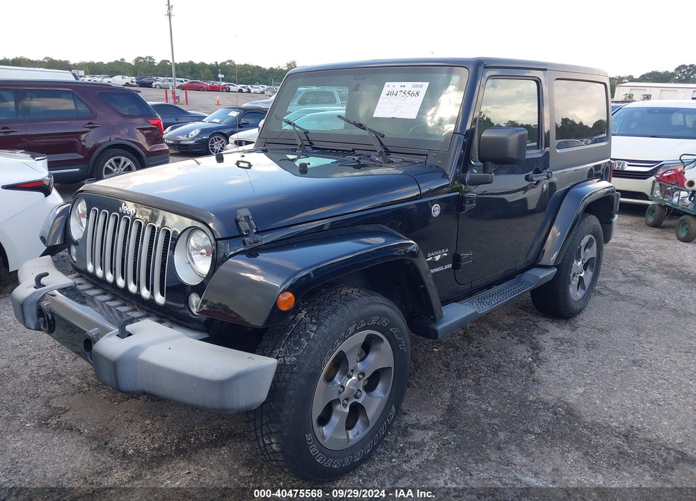 2016 JEEP WRANGLER SAHARA VIN: 1C4AJWBG8GL183140