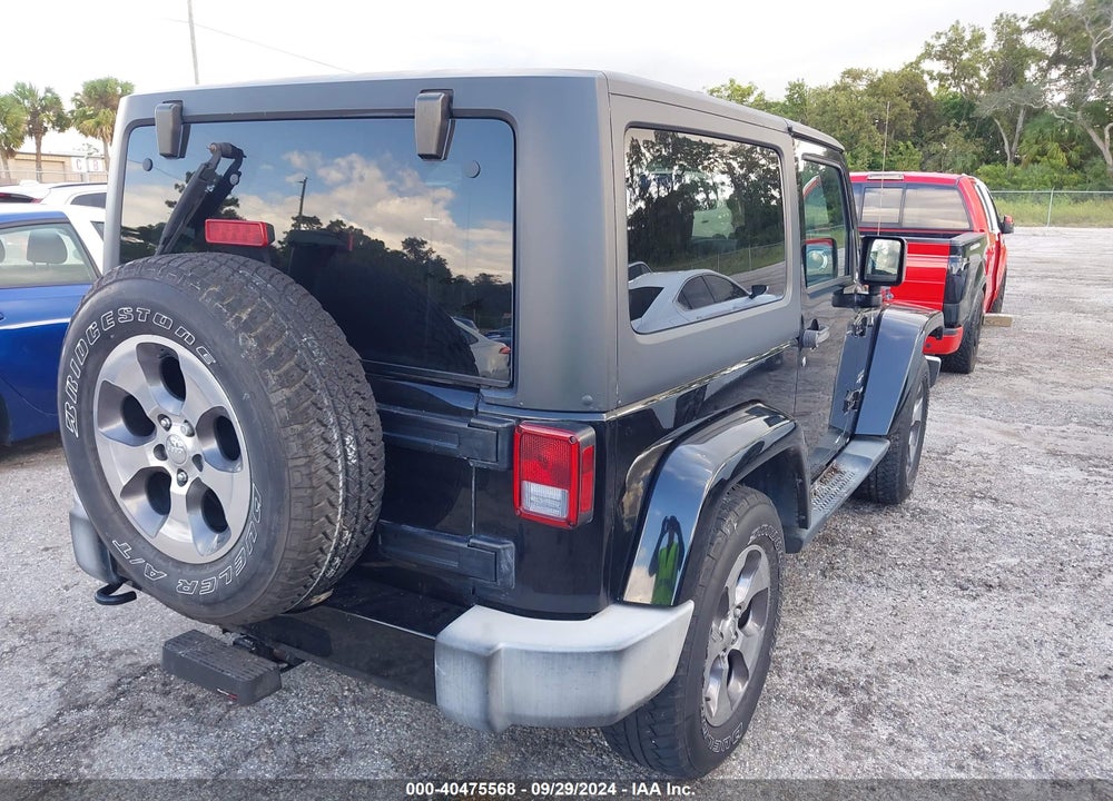 2016 JEEP WRANGLER SAHARA VIN: 1C4AJWBG8GL183140