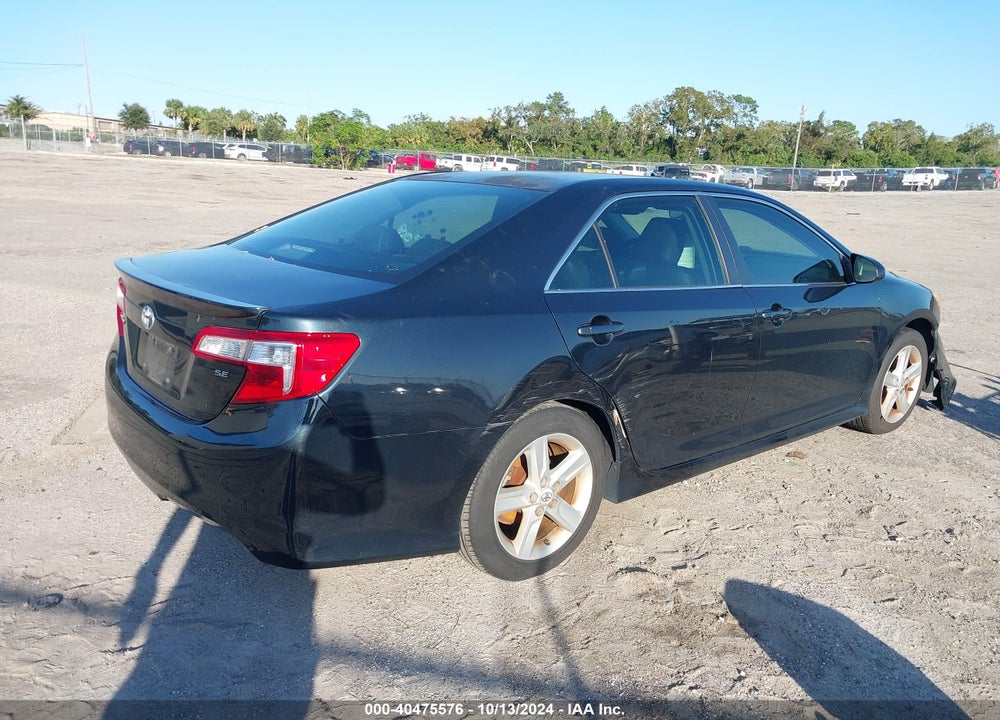 2012 TOYOTA CAMRY SE VIN: 4T1BF1FK4CU606383