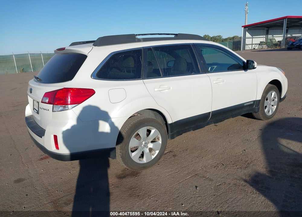 2011 SUBARU OUTBACK 2.5I PREMIUM VIN: 4S4BRCGC1B3405281