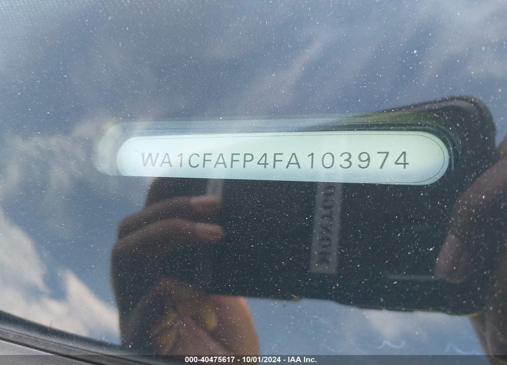 2015 AUDI Q5 2.0T PREMIUM VIN: WA1CFAFP4FA103974