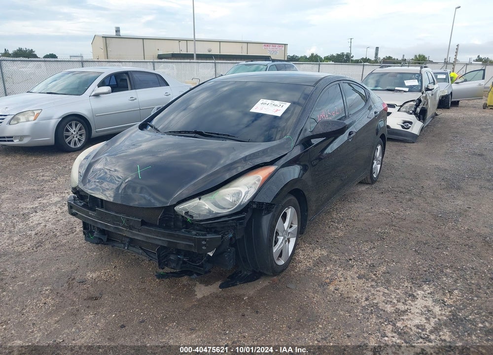 2013 HYUNDAI ELANTRA GLS VIN: 5NPDH4AE5DH343066