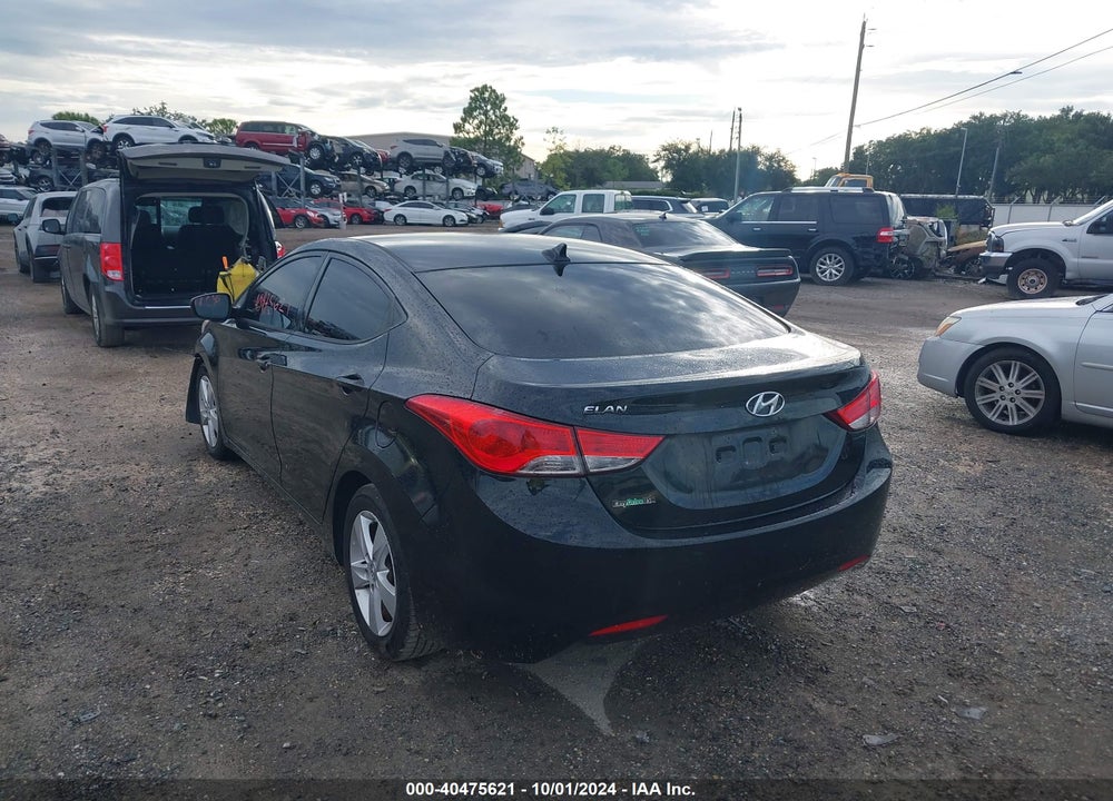 2013 HYUNDAI ELANTRA GLS VIN: 5NPDH4AE5DH343066
