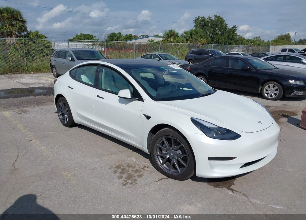 2022 TESLA MODEL 3 REAR-WHEEL DRIVE VIN: 5YJ3E1EA3NF198751