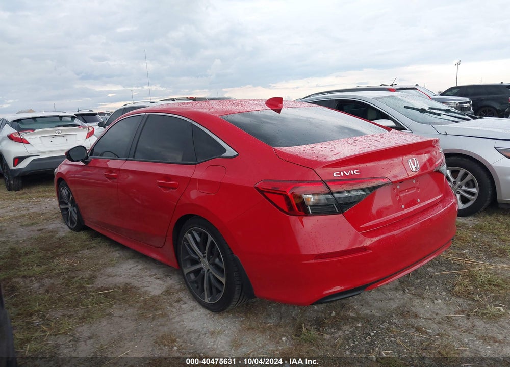 2022 HONDA CIVIC TOURING VIN: 2HGFE1F9XNH329347