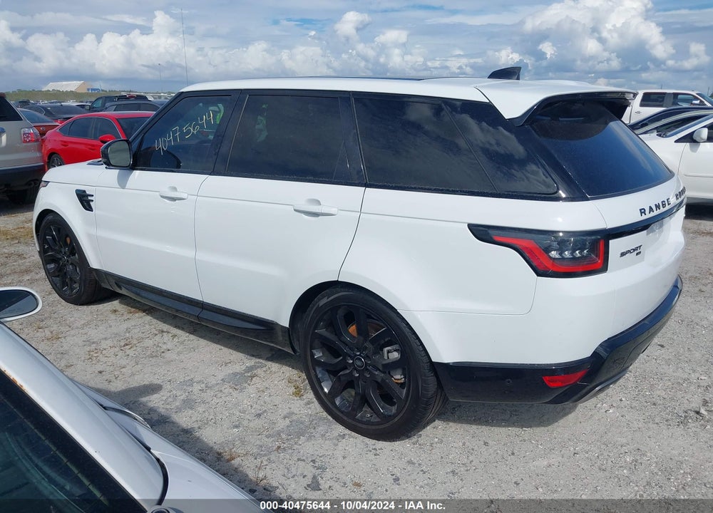 2022 LAND ROVER RANGE ROVER SPORT HSE SILVER EDITION MHEV VIN: SALWR2SU3NA231352