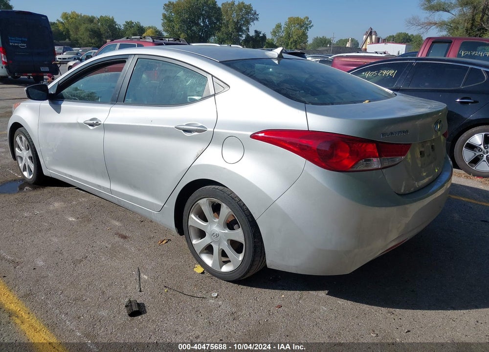 2011 HYUNDAI ELANTRA LIMITED (ULSAN PLANT) VIN: KMHDH4AE0BU170992