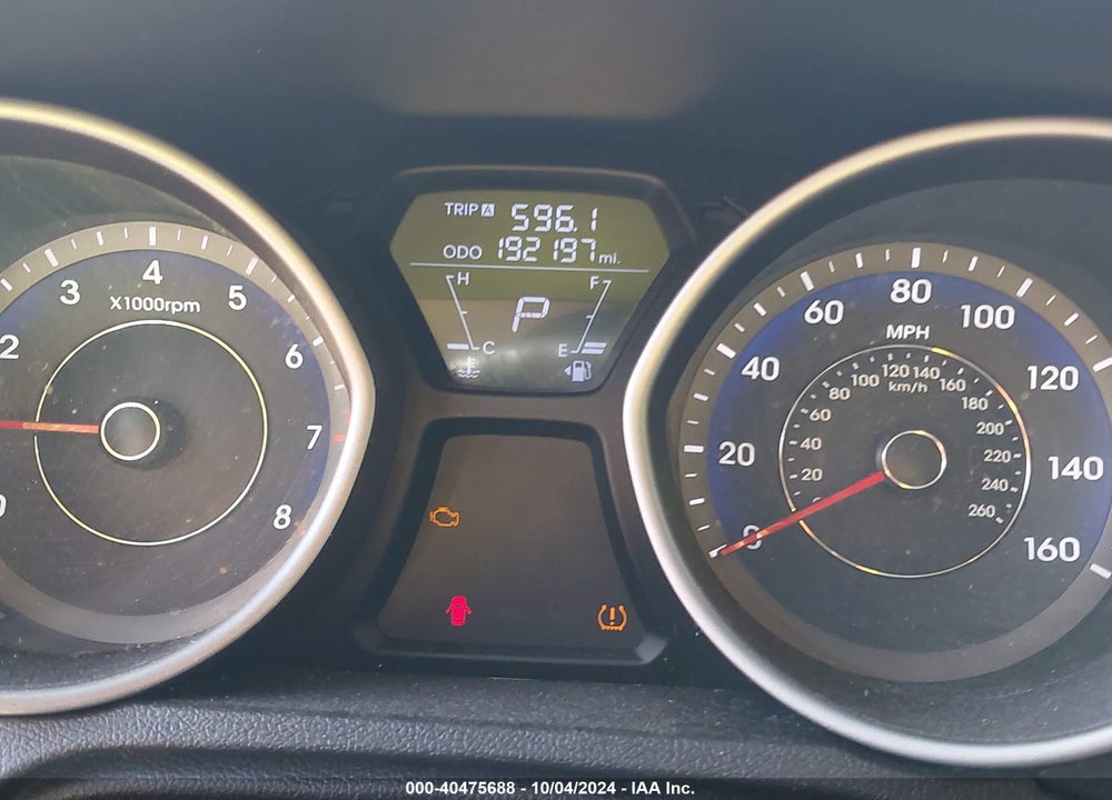 2011 HYUNDAI ELANTRA LIMITED (ULSAN PLANT) VIN: KMHDH4AE0BU170992