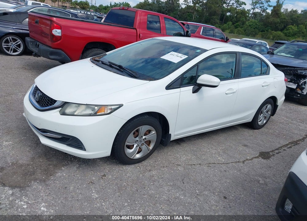 2015 HONDA CIVIC LX VIN: 19XFB2F59FE029967