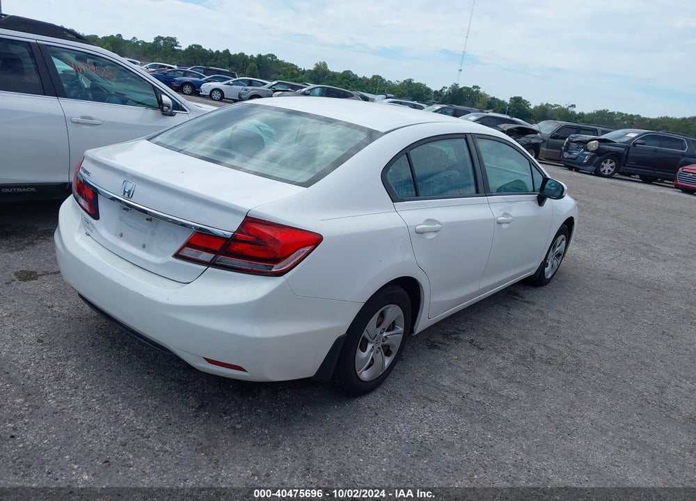 2015 HONDA CIVIC LX VIN: 19XFB2F59FE029967