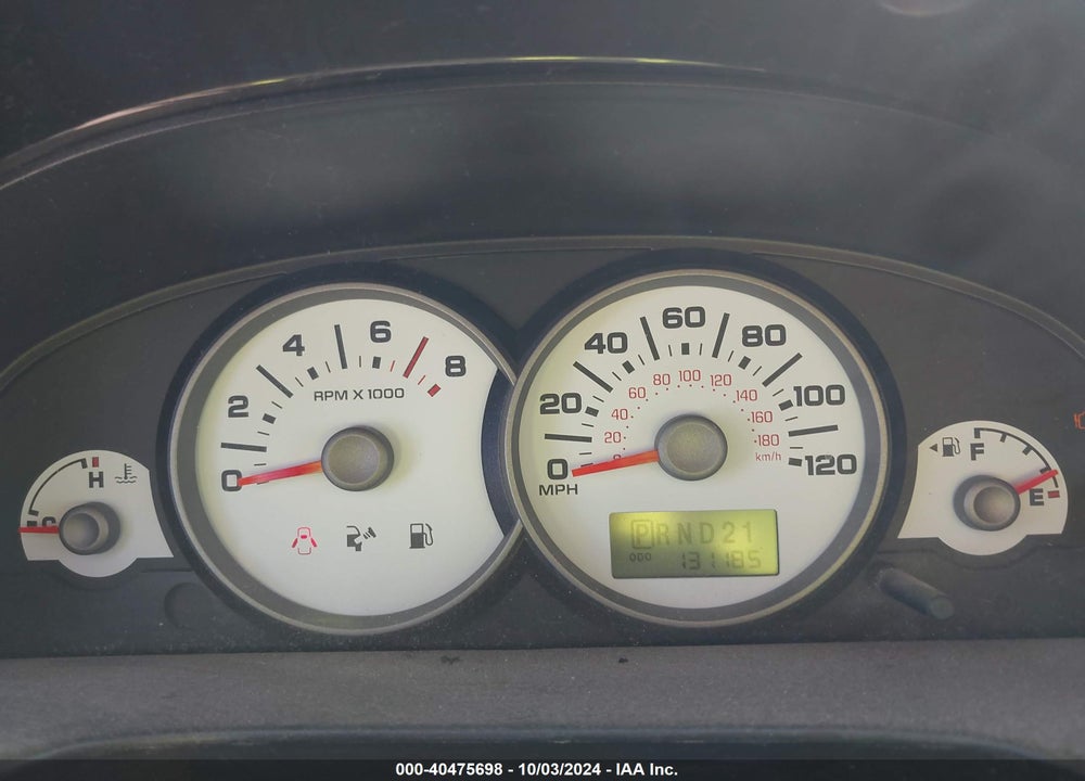 2005 FORD ESCAPE XLT VIN: 1FMYU03165KB36829