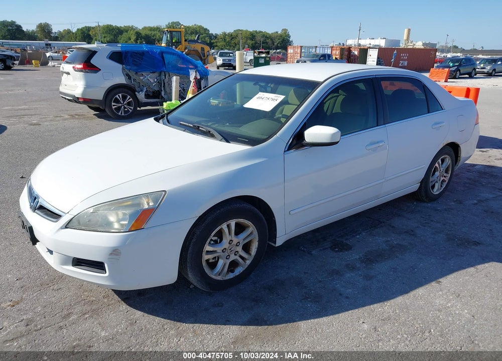 2007 HONDA ACCORD 2.4 SE VIN: 1HGCM56367A196970