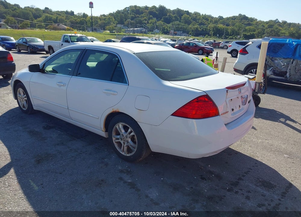 2007 HONDA ACCORD 2.4 SE VIN: 1HGCM56367A196970