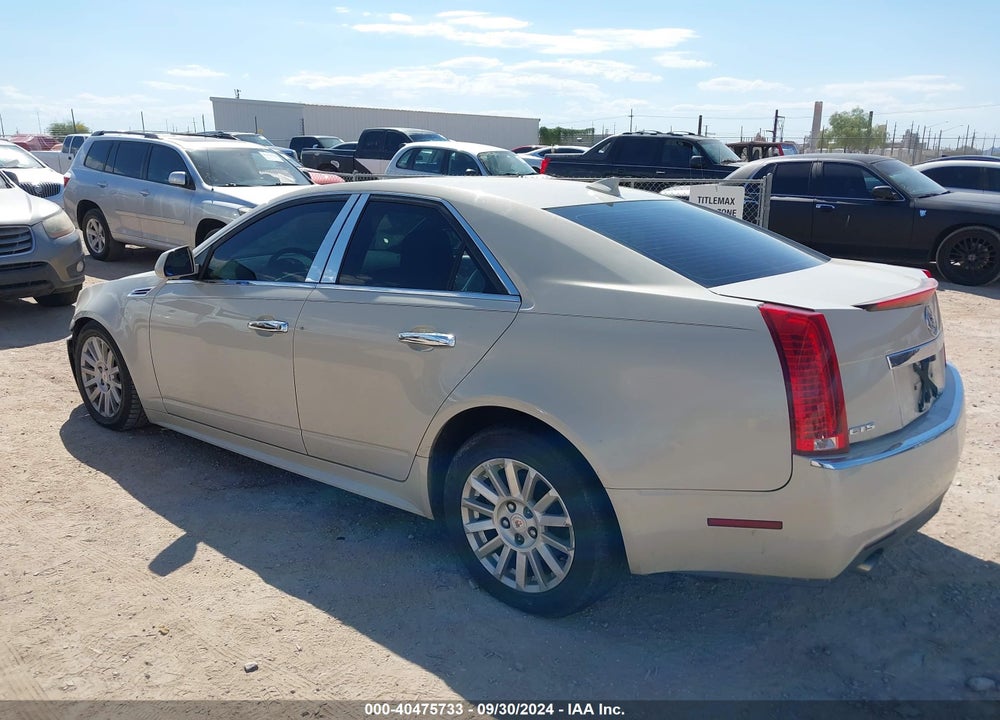 2010 CADILLAC CTS LUXURY VIN: 1G6DE5EG8A0145376