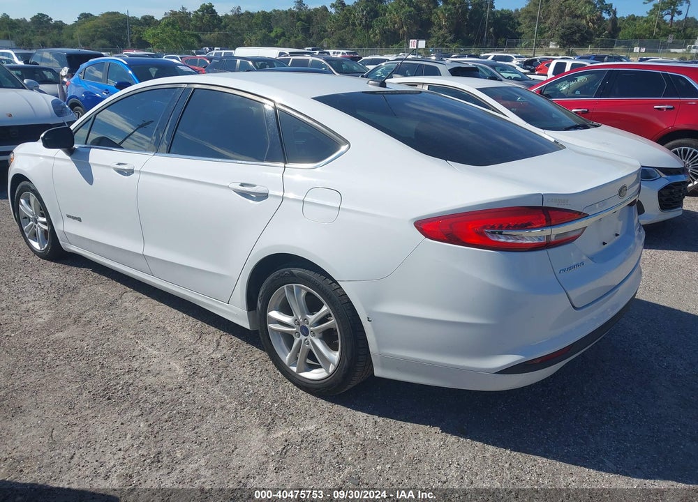 2018 FORD FUSION HYBRID SE VIN: 3FA6P0LU5JR156448