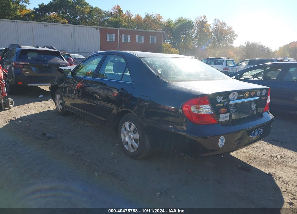 2003 TOYOTA CAMRY LE VIN: 4T1BE32K03U137975