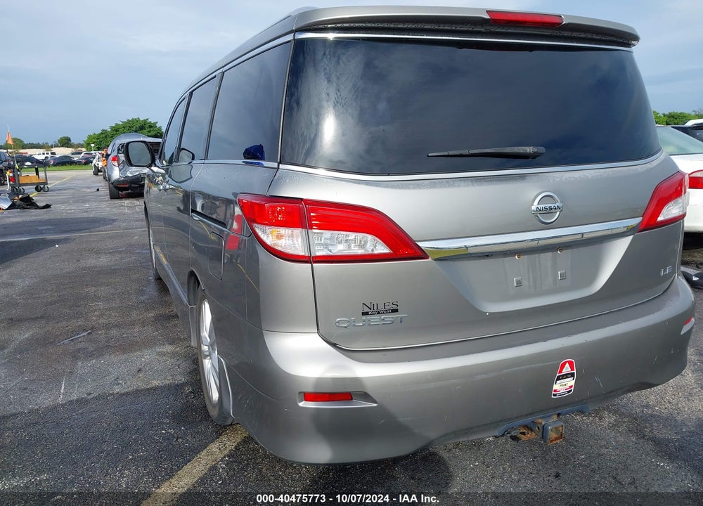 2011 NISSAN QUEST LE VIN: JN8AE2KP4B9005586