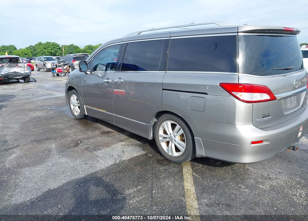 2011 NISSAN QUEST LE VIN: JN8AE2KP4B9005586