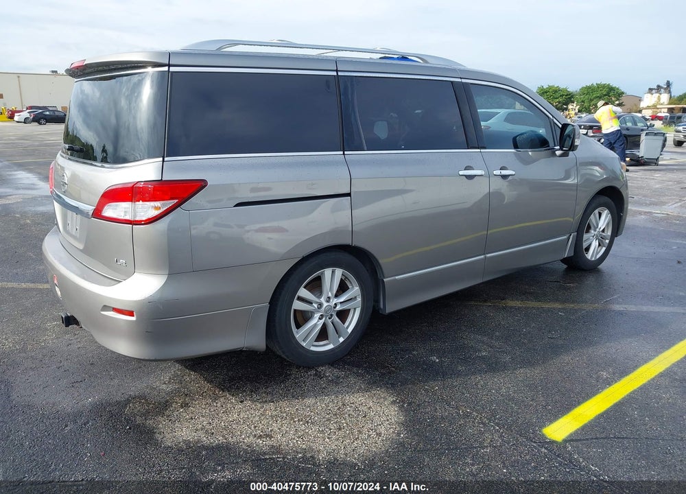 2011 NISSAN QUEST LE VIN: JN8AE2KP4B9005586