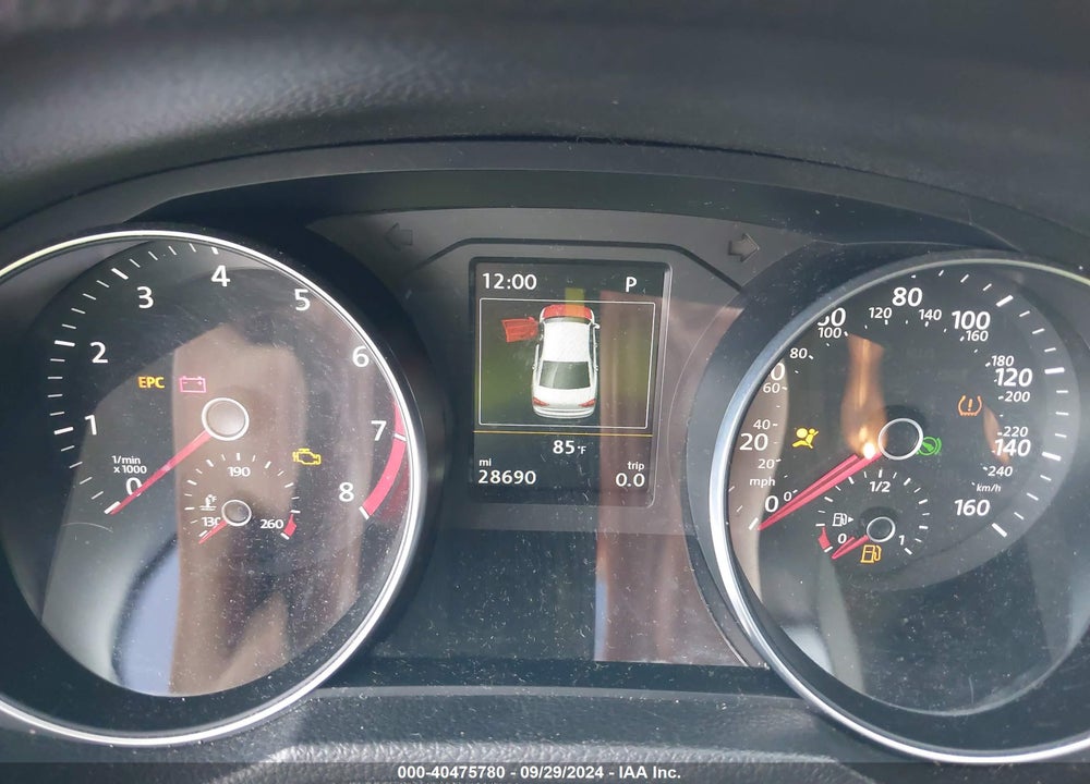 2019 VOLKSWAGEN PASSAT 2.0T SE R-LINE VIN: 1VWMA7A31KC001351