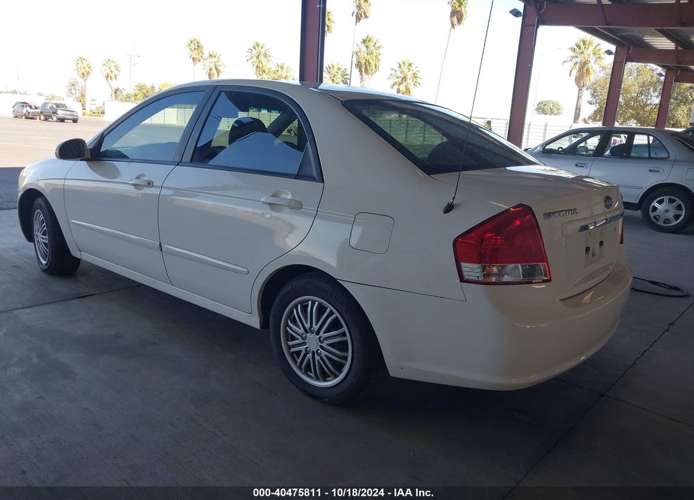 2009 KIA SPECTRA EX VIN: KNAFE221695668699